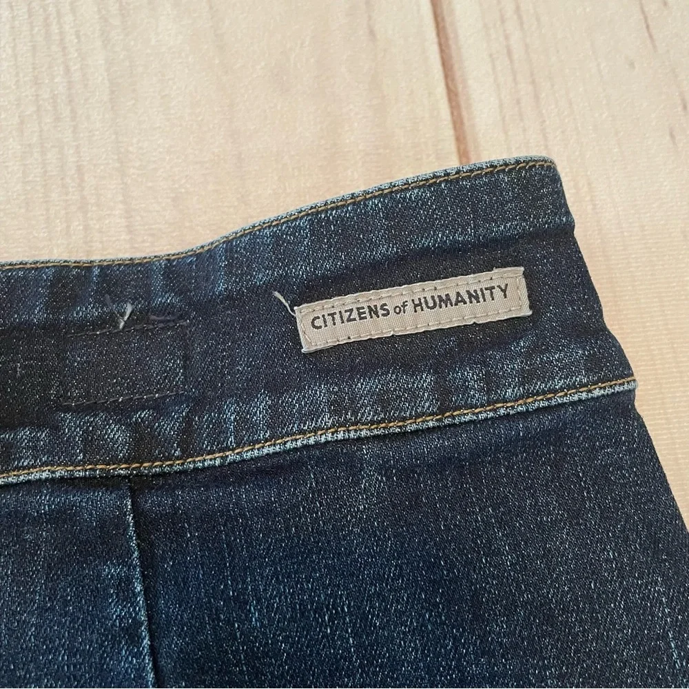 Citizens of Humanity Karmen Pencil Denim Skirt Women’s 25 Blue Dark Wash Career - Picture 11 of 16